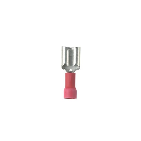 Panduit Female Disconnect, Vyl, Brl, Insul, 22, PK50 - EDV18-250B-L