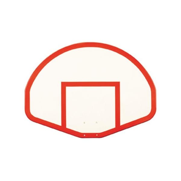 First Team First Team FT275 Fiberglass 39 x 54 in. Fan-Shaped Fiberglass Backboard - FT275