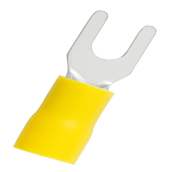 Panduit Fork Term, Narr, Vyl, Insul, 12, PK25 - EV10-8FNB-Q