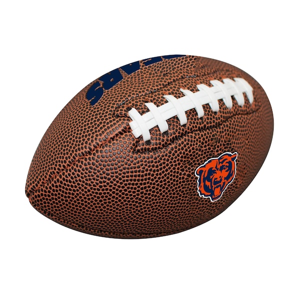 Logo Brands Chicago Bears Mini Size Composite Football - 606-93MC-1