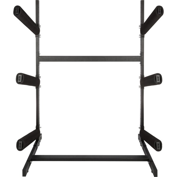 Rad Sportz Kayak Storage Rack - 3-Level Freestanding  Stand with Padded Arms, 300lb Capacity by - 83-7001