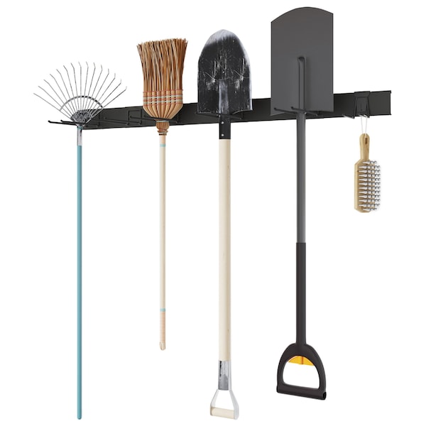 Wakeman Garage Shelving Wall Organizer - Storage Rack for Sports Equipment or Yard Tools by Rad Sportz - 83-GS1000