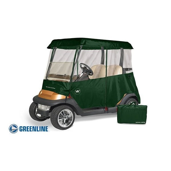 Eevelle Greenline 2 Passenger Drivable Golf Cart Enclosure - Torrey Green - GLEG02