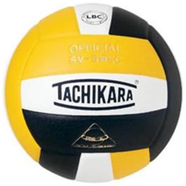 Tachikara Sensi-Tec Composite High Performance Volleyball - Gold-White-Black - SV5WSC.GWB