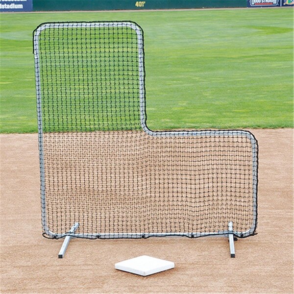 Superjock 7 x 7 in. Classic Baseball L Screen - SU2597394