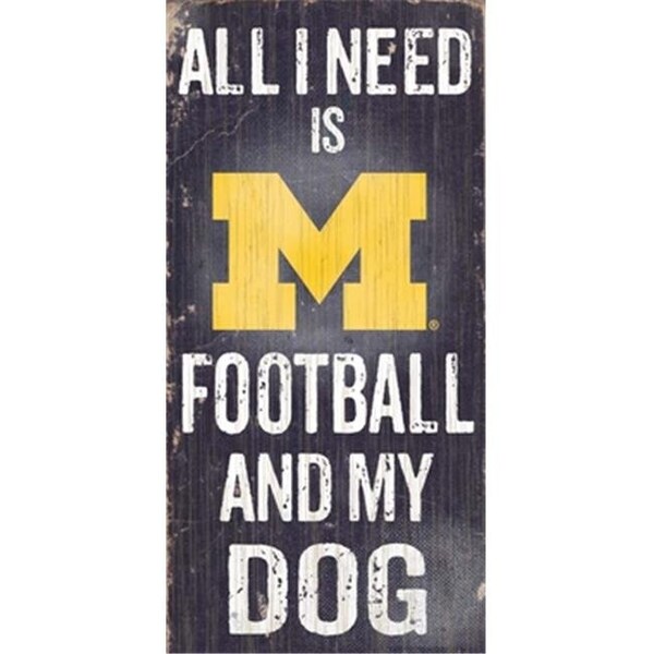Fan Creations Fan Creations C0640 University Of Michigan Football And My Dog Sign - C0640-MICHIGAN