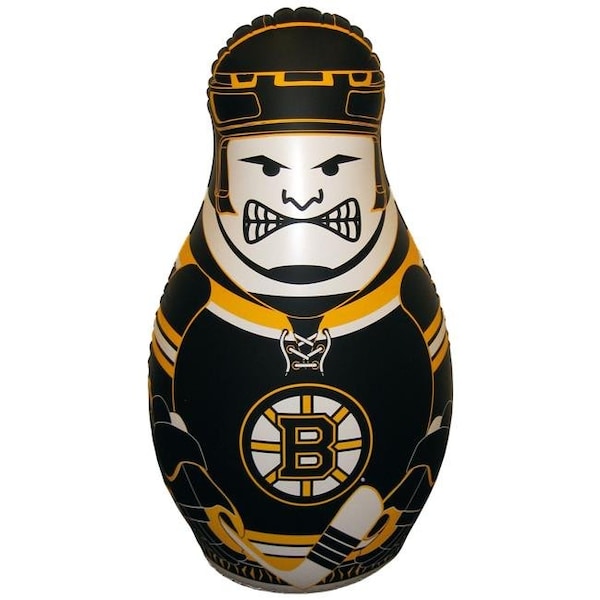 Fremont Die Consumer Products Inc Fremont Die 023245875080 40 in. NHL Boston Bruins Checking Buddy Punching Bag - 23245875080