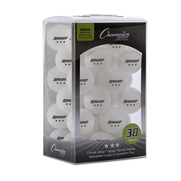 Champion Sports 3star Tournament Table Tennis, White - CH55921