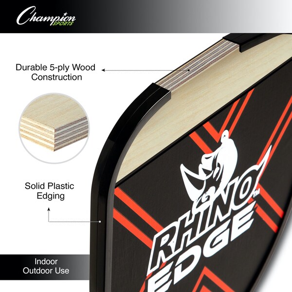 Champion Sports Rhino Pickleball Edge 2 Player Set - EDGESET100