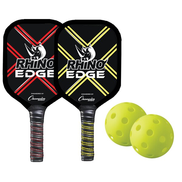 Champion Sports Rhino Pickleball Edge 2 Player Set - EDGESET100