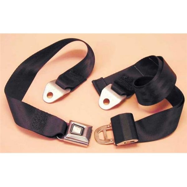 Stenten Gold Cart Accessories Stenten Golf Cart Accessories SA0002 Safety Belt Set 74 in. Black - SA0002