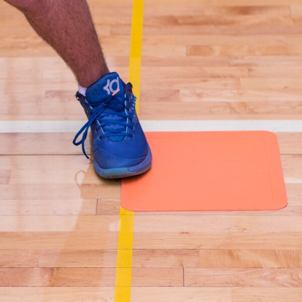 Champion Sports Throwdown Gym Base Set, Orange, 4-Piece Set, 2PK - 98