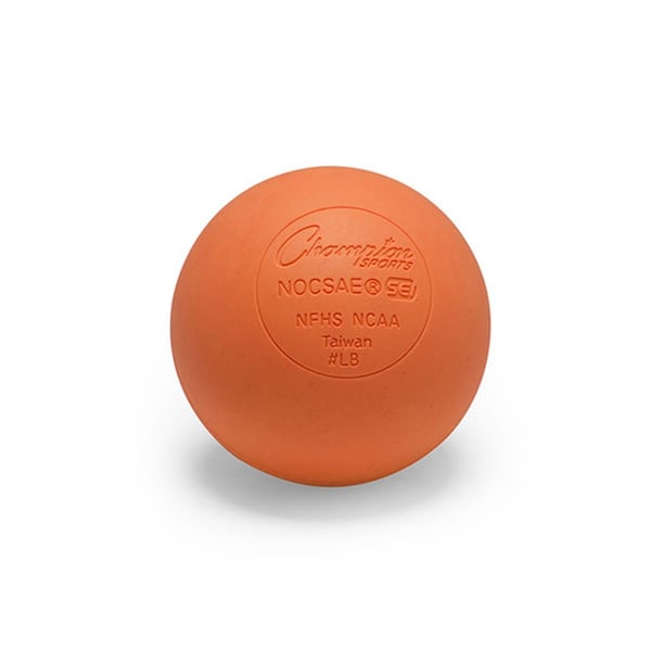 Champion Sports 2.5 in. Official Lacrosse Ball, Orange - LBONOCSAE