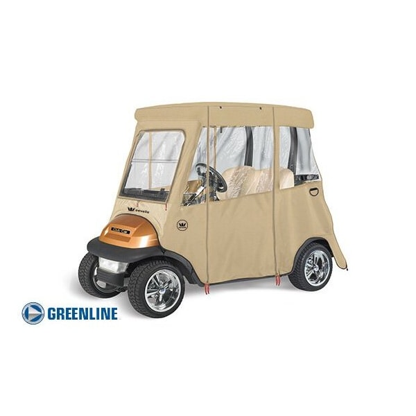 Eevelle Greenline 2 Passenger Drivable Golf Cart Enclosure - Bunker Sand - GLECCT02