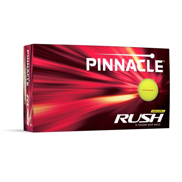 Titleist Pinnacle Rush Yellow 2023 Golf Balls - 1 Dozen - P4134S-15P-2