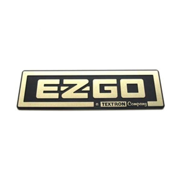 Ilc Replacement for Ezgo / Cushman / Textron Name Plate, Txtrn (designo Slvr) - NAME PLATE, TXTRN (DESIGNO SLVR) EZGO / CUSHMAN /