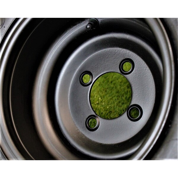 Antego 205/50-10 with 10x7 Matte Black Wheels for Golf Cart Set of 2, 2PK - A10701016042055010