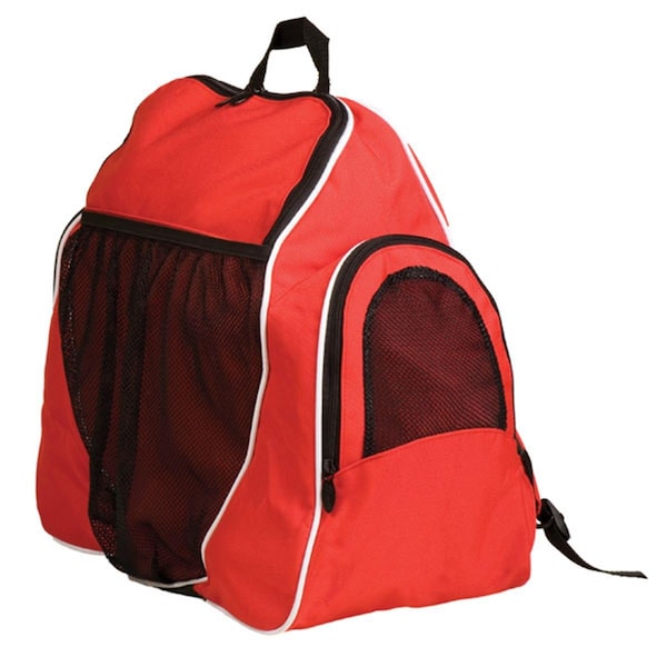 Champion Sports 18 x 19 x 10 in. Deluxe All Purpose Backpack, Red - BP1810RD