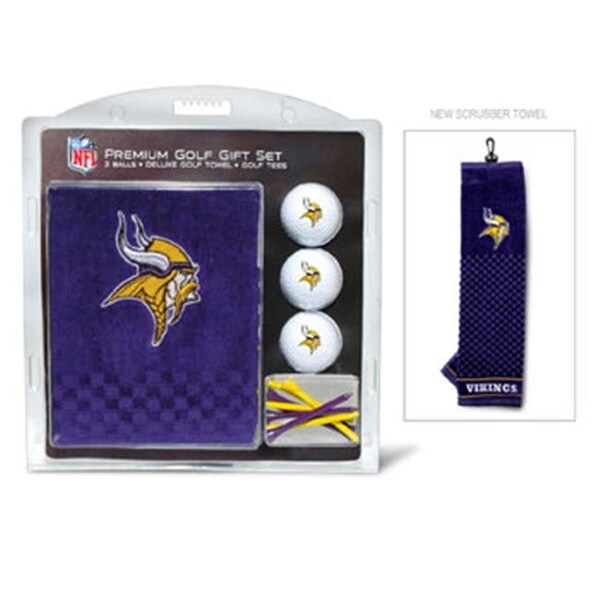 Team Golf Team Golf 31620 Minnesota Vikings Embroidered Towel Gift Set - 31620