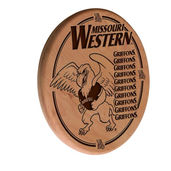 Holland Bar Stool Co Missouri Western State University 13" Laser Engraved Solid Wood Sign - WSGNLNATMOWST