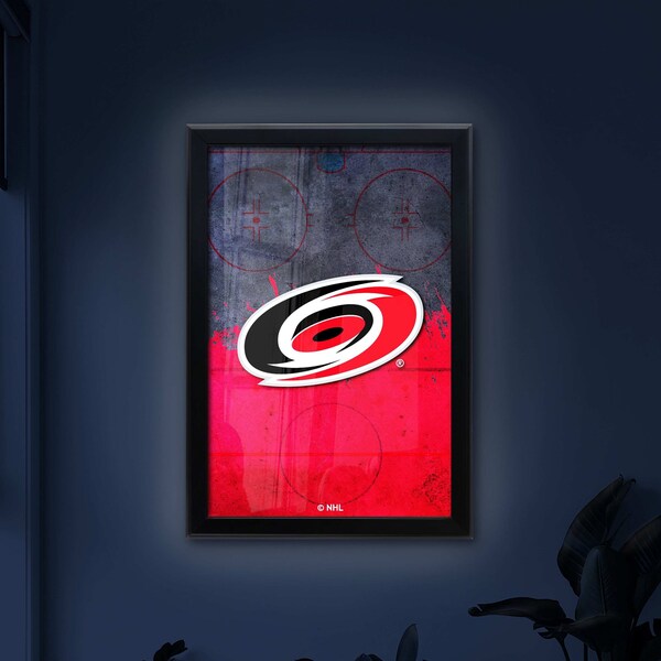 Holland Bar Stool Co Carolina Hurricanes 15.75 in. x 23.5 in. LED Snap Frame Lightbox by Company - LBSNAP