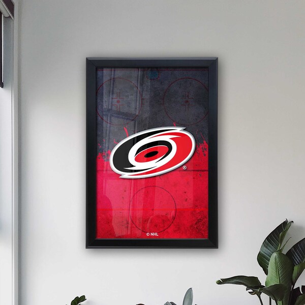Holland Bar Stool Co Carolina Hurricanes 15.75 in. x 23.5 in. LED Snap Frame Lightbox by Company - LBSNAP