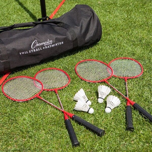 Champion Sports Deluxe Volleyball/Badminton Tourn Set - CG202