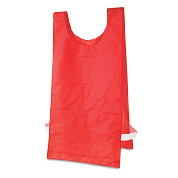 Champion Sports Champion Sport NP1RD Heavyweight Pinnies  Nylon  One Size  Red  12 per Pack - NP1RD