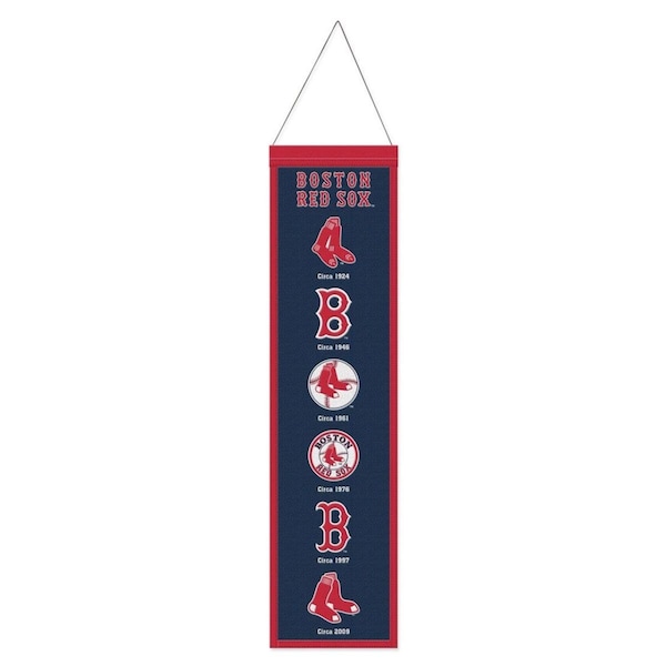 Tokens 8 x 32 in. Boston Red Sox Wool Heritage Evolution Design Banner - TO3369293