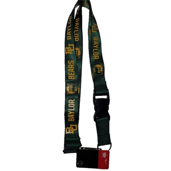 Amo AMO 6326491340 NCAA Baylor Bears Alternate Lanyard; Green - 6326491340