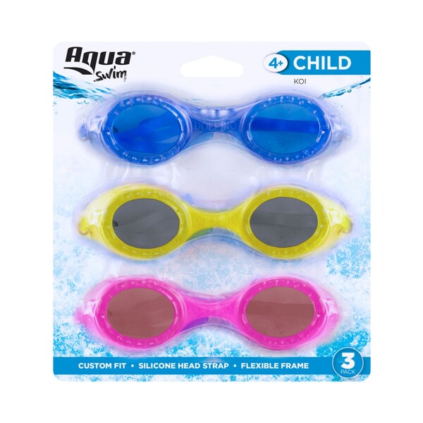 Aqua Leisure Aqua Swim Assorted Child Goggles - AQG14609S5