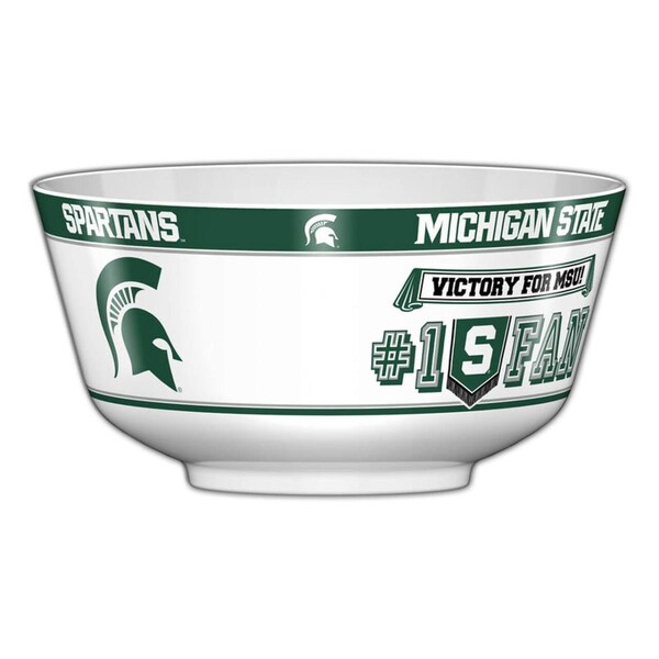 Fremont Die Consumer Products Inc Fremont Die 2324555439 Michigan State Spartans Party Bowl - All Pro - 2324555439
