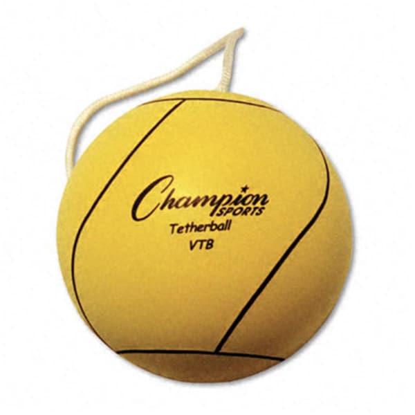 Champion Sports Champion Sport  Tether Ball  Rubber/Nylon  Optic Yellow - CH32197