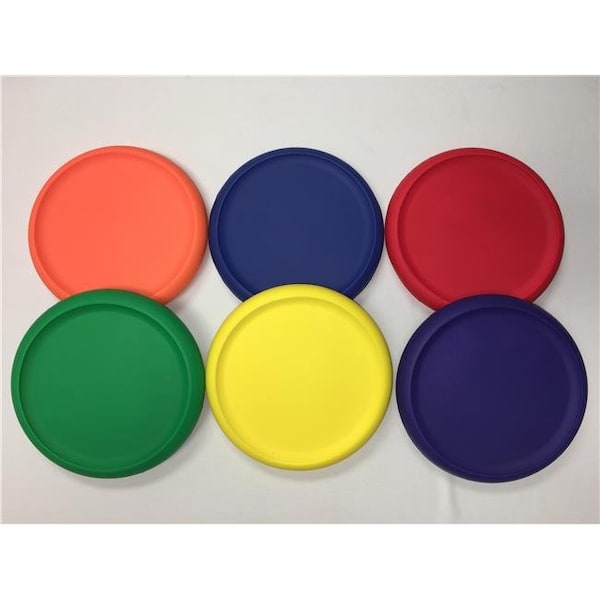Everrich Industries Everrich EVM-0006 8.75 Inch Soft and Friendly Flying Disc - Set of 6 Colors - EVM-0006