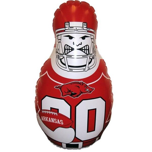Fremont Die Consumer Products Inc Fremont Die 2324557504 Arkansas Razorbacks Tackle Buddy Punching Bag - 2324557504