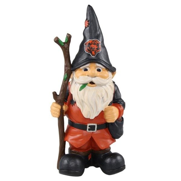 Forever Collectibles Forever Collectibles 9141896614 Chicago Bears Holding Stick Gnome - 9141896614