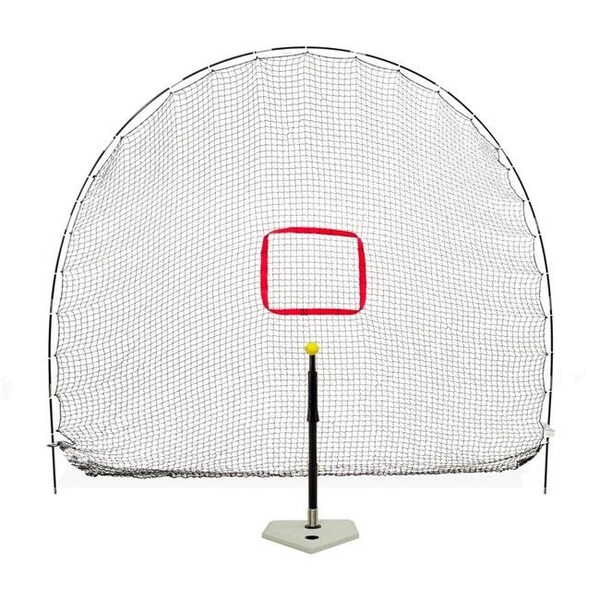 Heater Sports Heater Sports HS4999 Hitting Station 3-in-1 Spring Away Tee & Sports Net - HS4999