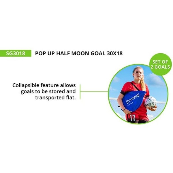 Champion Sports Extreme Soccer Port, 30w/Pop-Up Goal, PR - SG3018
