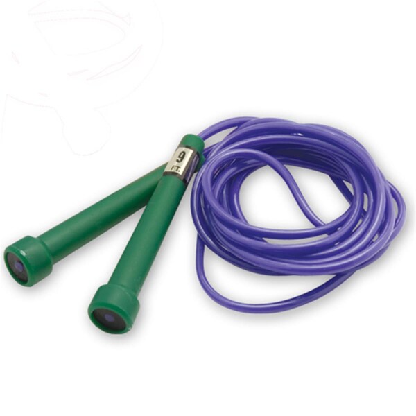 Us Games 9 in. Neon Speed Rope - Purple - 1701XXXX