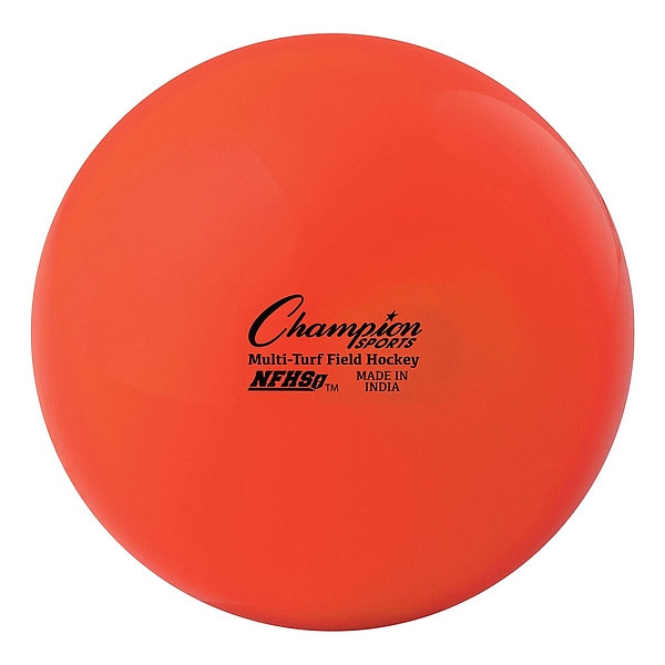 Champion Sports Field Hockey Ball Set, Orange, 2 3/4" Dia - FHB1OR