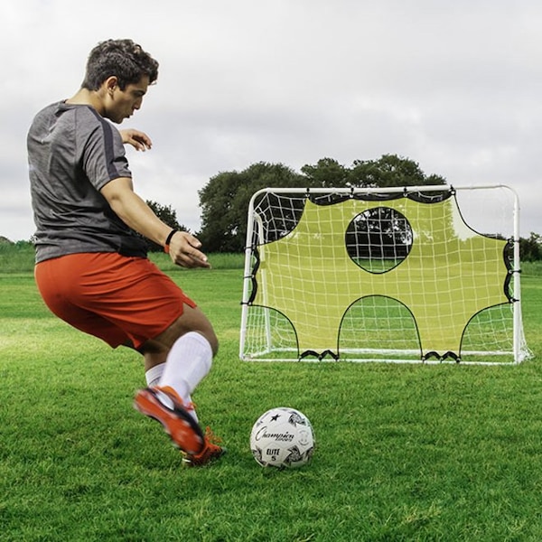 Champion Sports Soccer Goal Set, 3 in 1 Trainer, 6x3x4ft - SG3IN1