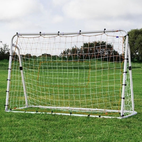 Champion Sports Soccer Goal Set, 3 in 1 Trainer, 6x3x4ft - SG3IN1