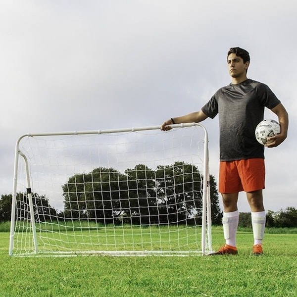 Champion Sports Soccer Goal Set, 3 in 1 Trainer, 6x3x4ft - SG3IN1