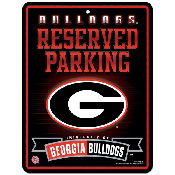 Rico Georgia Bulldogs Sign Metal Parking - 9474655319