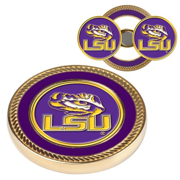 Linkswalker LinksWalker LW-CO3-LST-CCBM LSU Tigers-Challenge Coin & 2 Ball Markers - LW-CO3-LST-CCBM