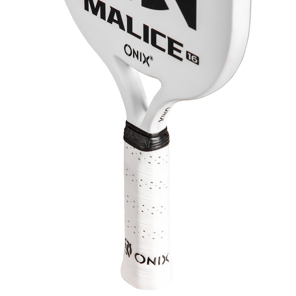 Onix Malice 16 Open Throat Composite Pickleball Paddle - KZ8000-MLC16OTCMPWHT