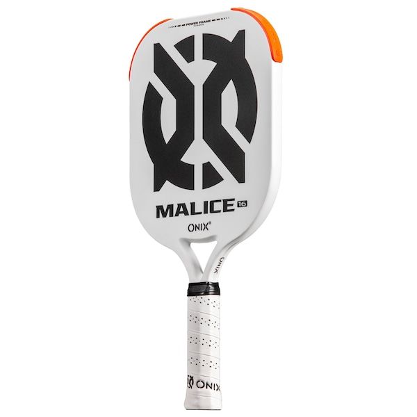 Onix Malice 16 Open Throat Composite Pickleball Paddle - KZ8000-MLC16OTCMPWHT