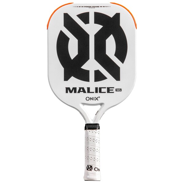 Onix Malice 16 Open Throat Composite Pickleball Paddle - KZ8000-MLC16OTCMPWHT
