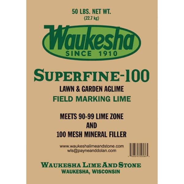 Waukesha WAUKESHA White Athletic Field Marker 50 lb - 101145