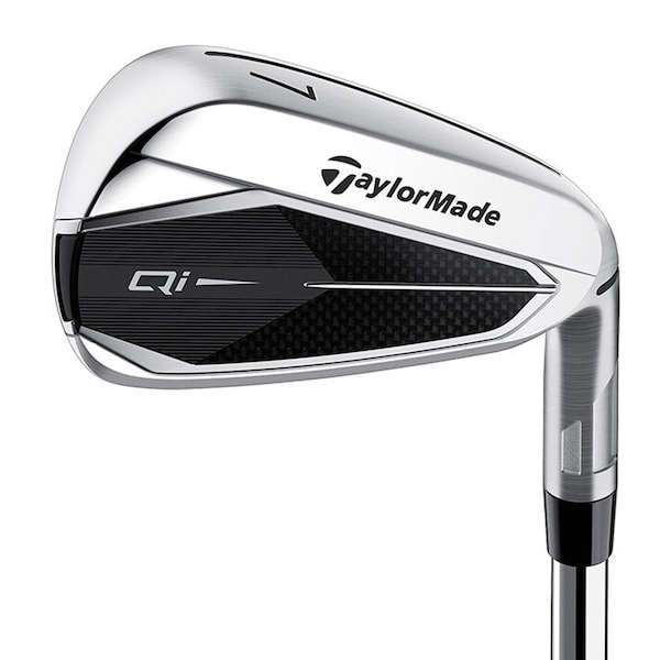 Taylormade Qi10 Iron Set - Steel Shafts - Left Hand/5-PW, AW/Stiff Flex - N2798309